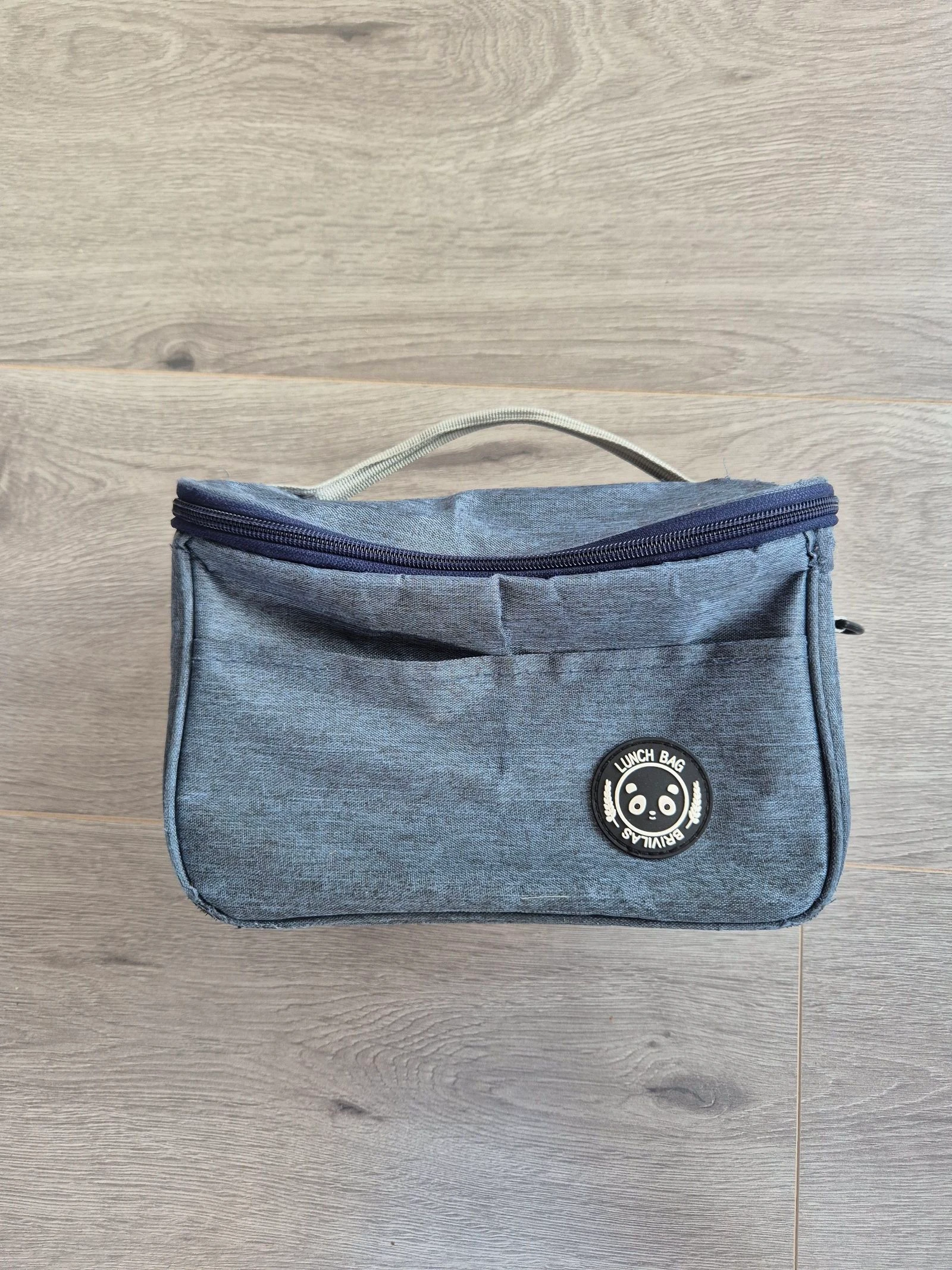Brivilas koeltasje / lunch bag – Melange grijs – Thermisch & isolerend
